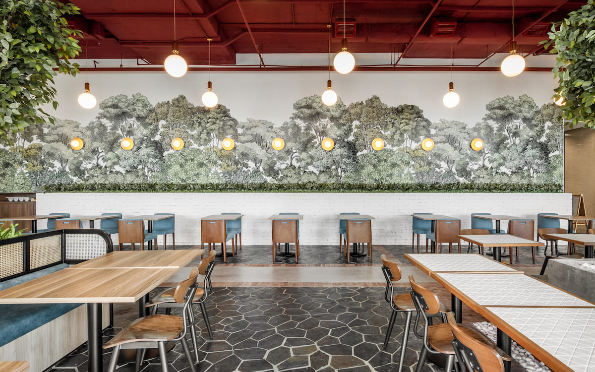 Cafe Wallpaper at Kym Tower Mutiara Damansara by Waltex