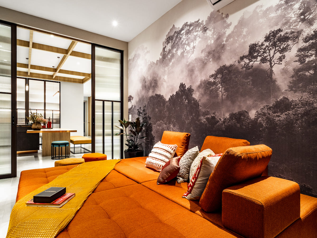 Foggy Forest Family Nook Feature Wall Aetas Damansara
